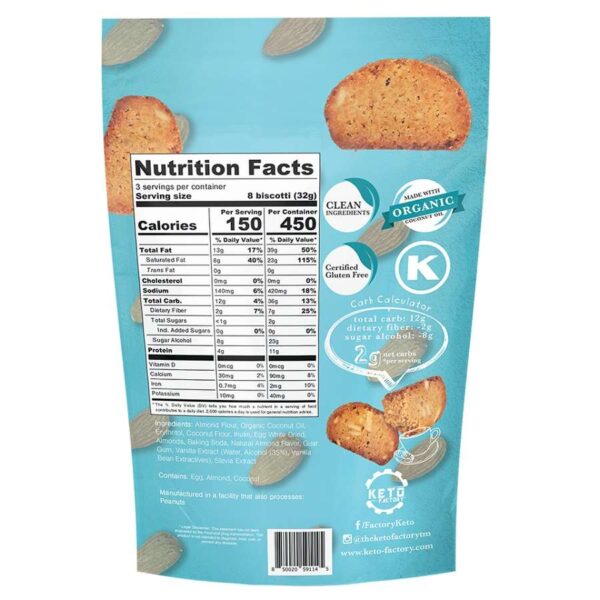 almond-back Nutrition Facts