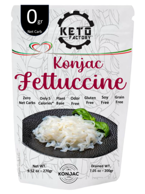 Pack Of 6 Zero-Carb Konjac Fettuccine - Keto-Friendly, Gluten-Free Pasta | Keto Factory